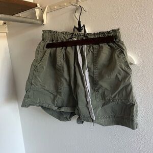 Aerie Green Cargo Shorts Size S